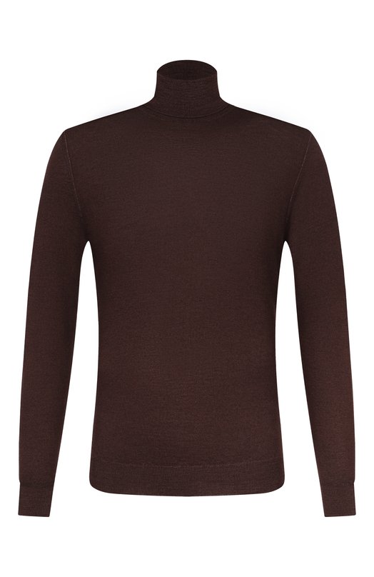 Шерстяная водолазка Andrea Campagna M5625-6301 Коричневый M5625-6301