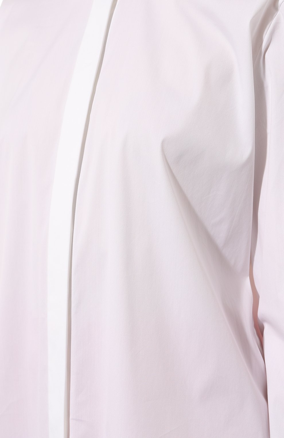 Хлопковая рубашка THEORY белого цвета по цене 25900 руб., арт. M0104538, фото 5 Хлопковая рубашка THEORY, арт. M0104538, фото 5