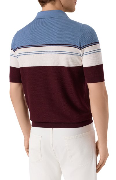 Поло из хлопка и шелка ZILLI, арт. KZP002M0142VTHL00, фото 4