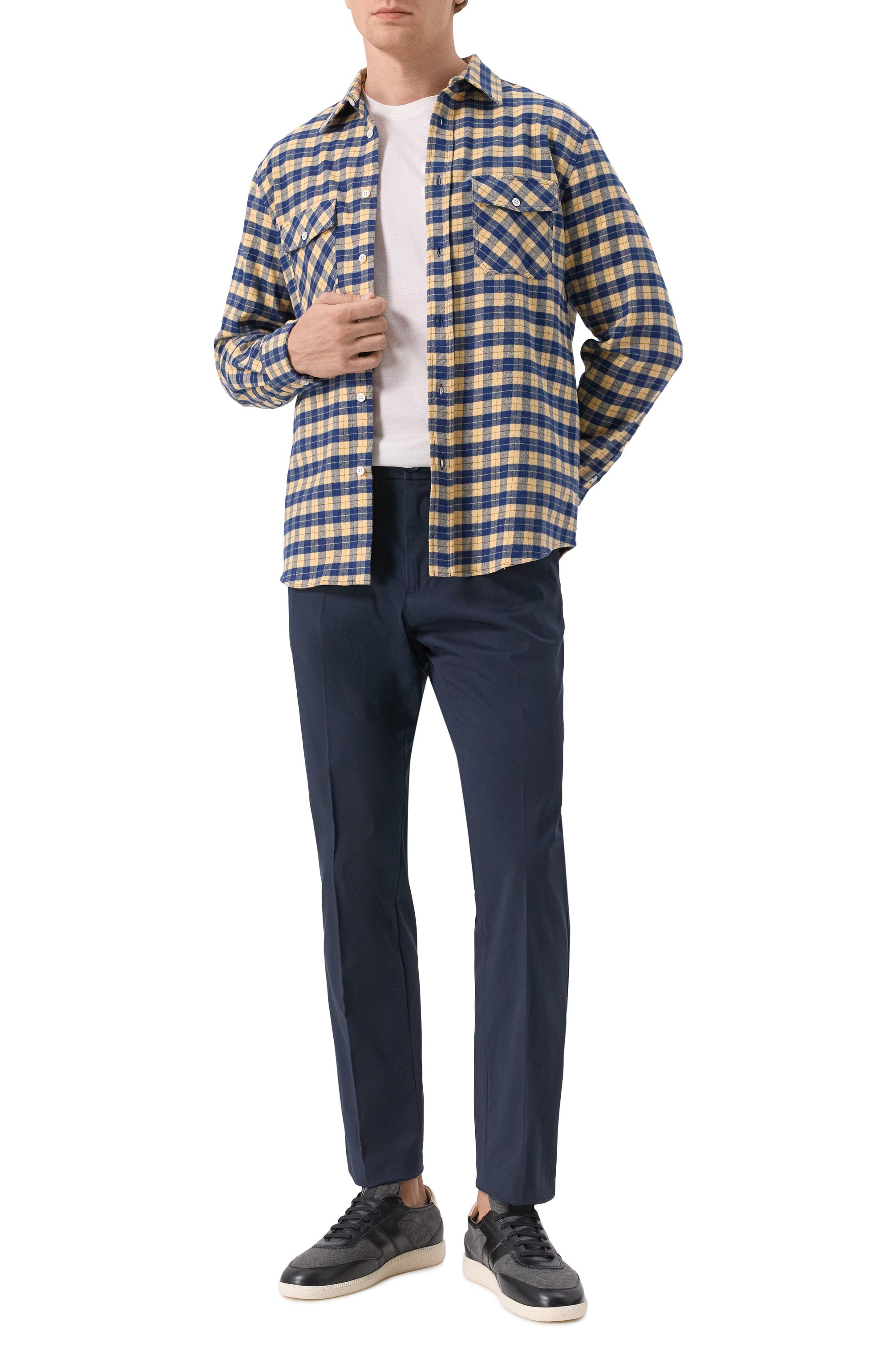 Хлопковая рубашка VALENTINO, арт. 6V3ABP90ALB, фото 2