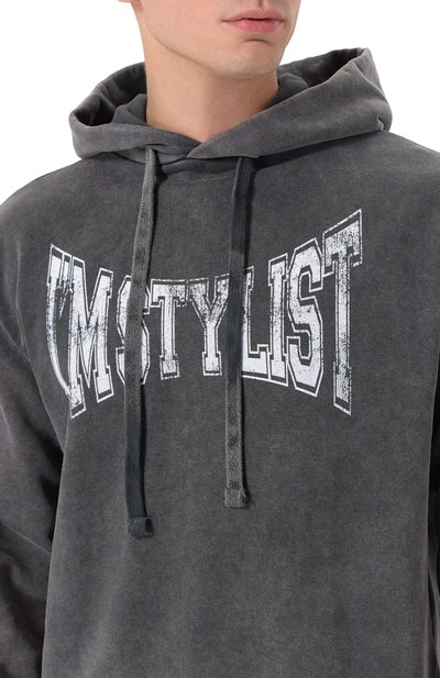 Хлопковое худи DIEGO VENTURINO, арт. DVFLHSTYL, фото 5