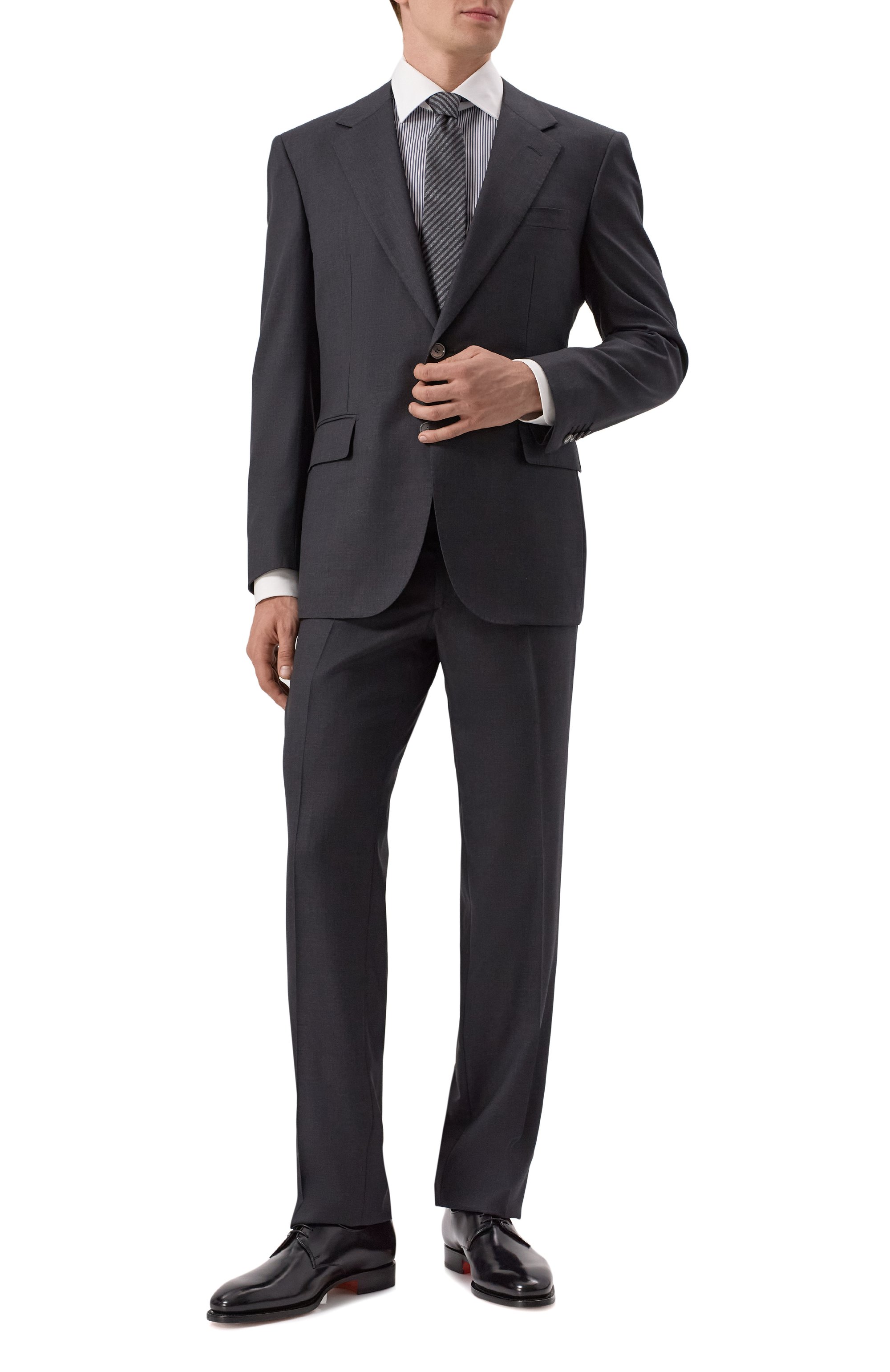 Кожаные дерби adrian SANTONI, арт. MCAG18886MC3HVVD, фото 2