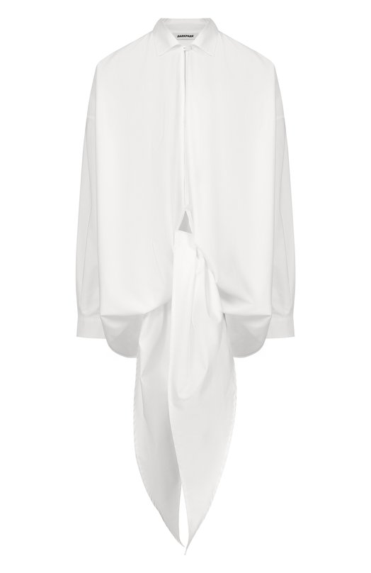 Хлопковая рубашка Darkpark WSH33 FAC162/R0MY-LIGHT C0TT0N P0PELINE DRAP SHIRT Белый WSH33 FAC162/R0MY-LIGHT C0TT0N P0PELINE DRAP SHIRT