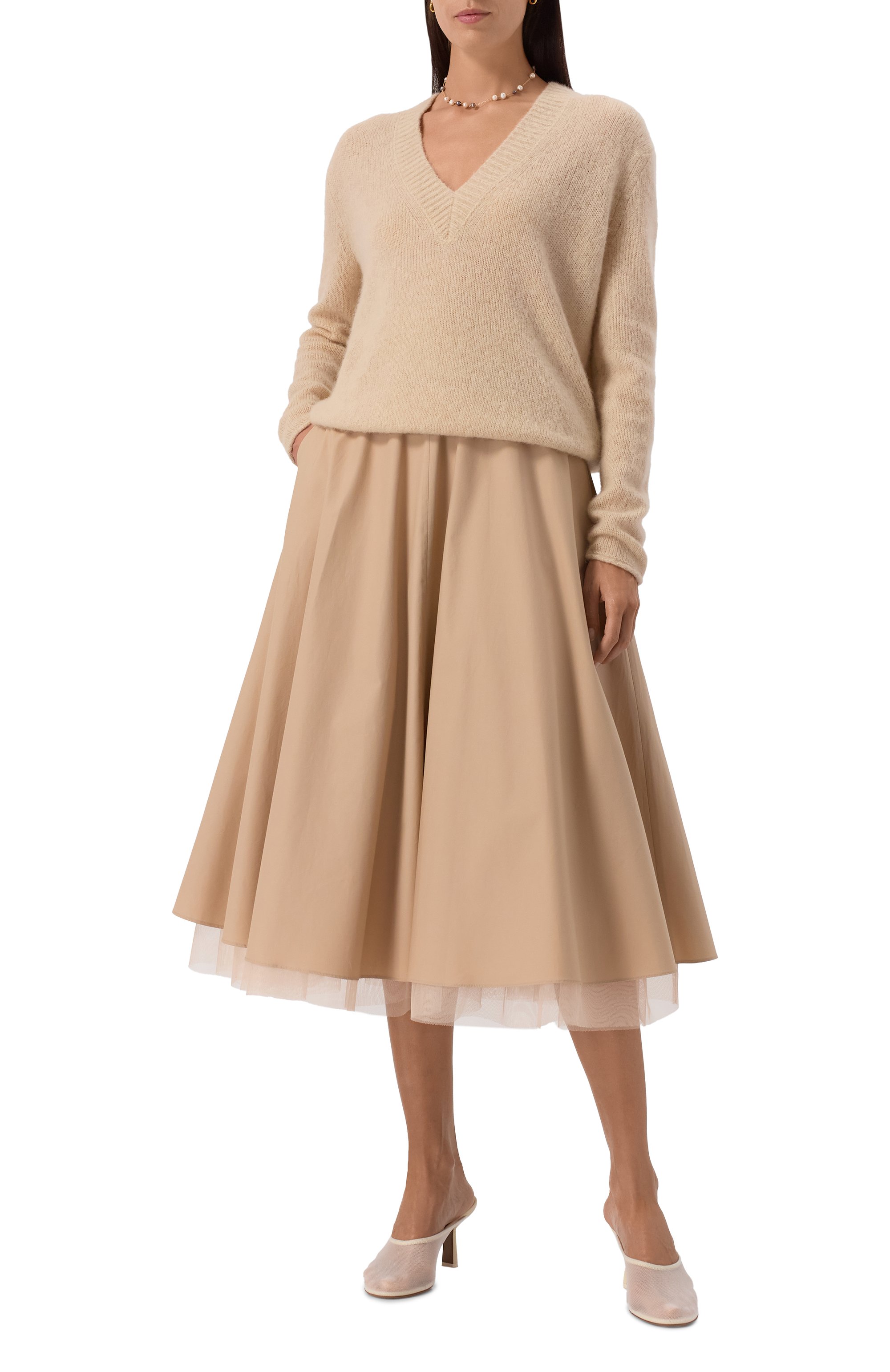 Хлопковая юбка DOROTHEE SCHUMACHER, арт. 148605, фото 2