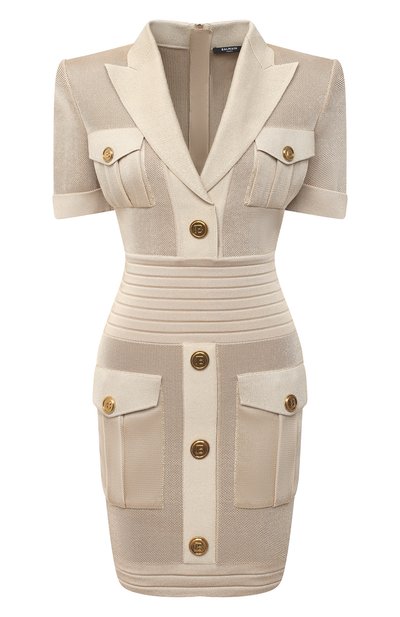 Женское платье из вискозы BALMAIN, арт. VF16153/K223