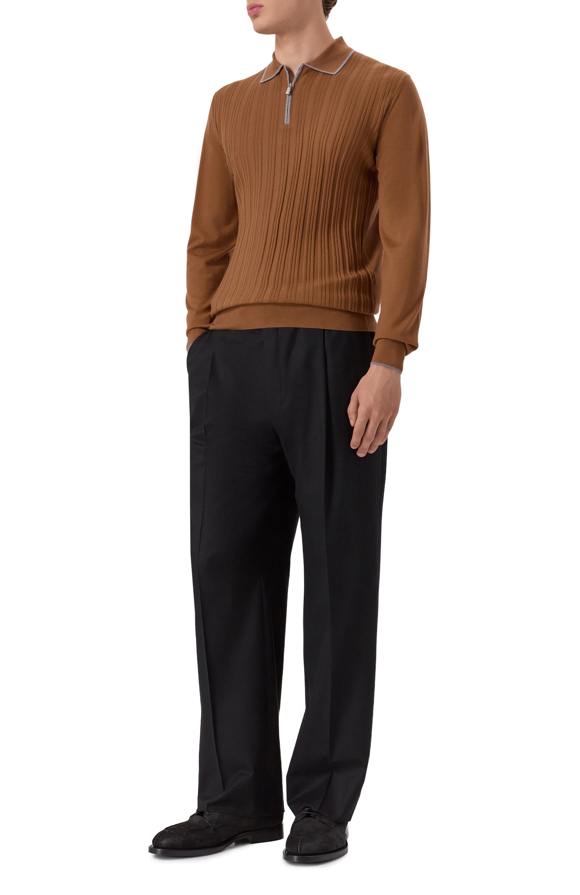 Шерстяное поло FEDELI, арт. MU006453, фото 2