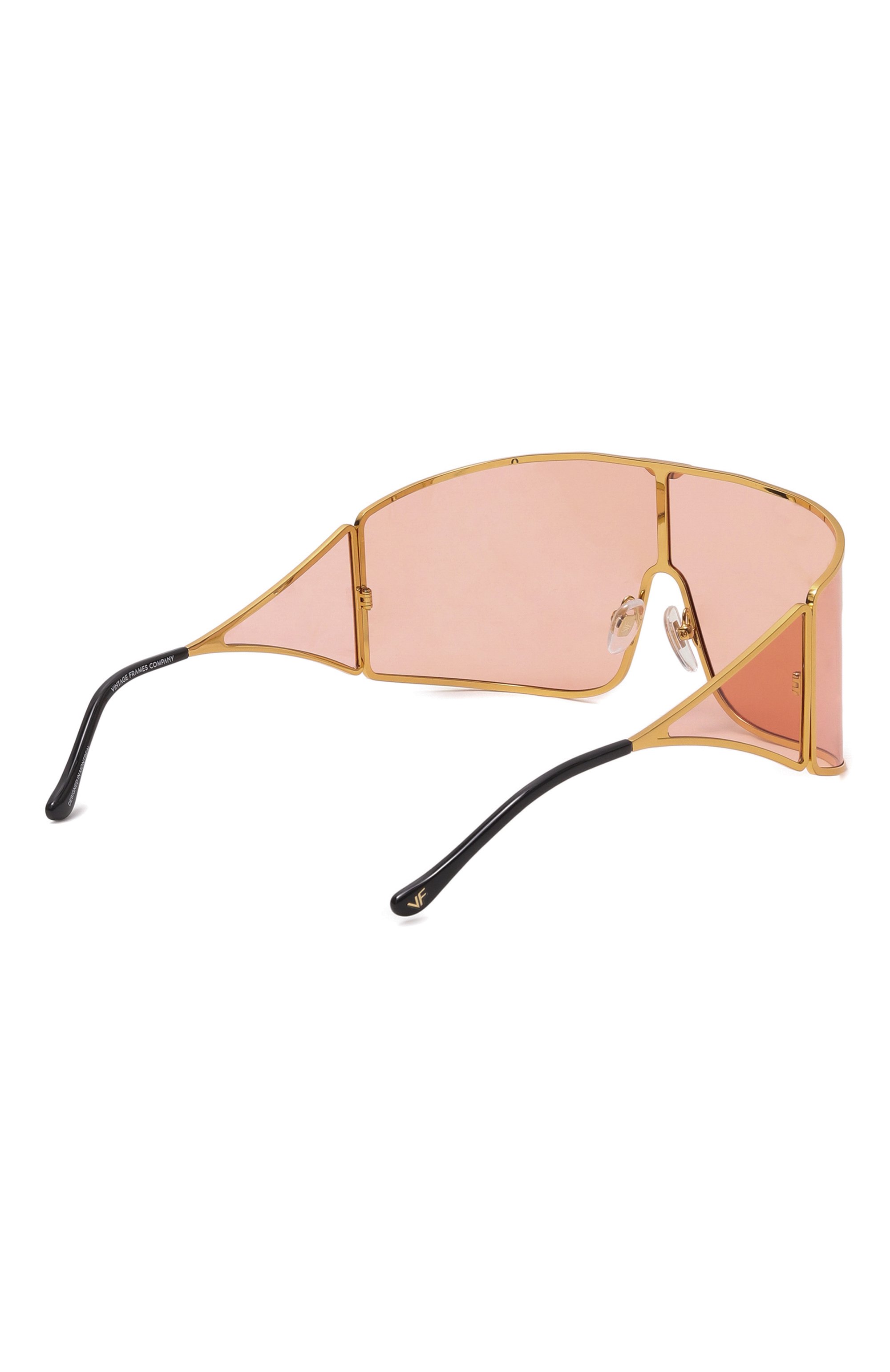 Солнцезащитные очки VINTAGE FRAMES, арт. 0UTCAST 24KT YELL0W G0LD/PINK, фото 4