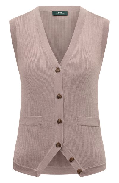 Женский жилет из шерсти и шелка AKHMADULLINA, арт. 1225.2JI909/W120