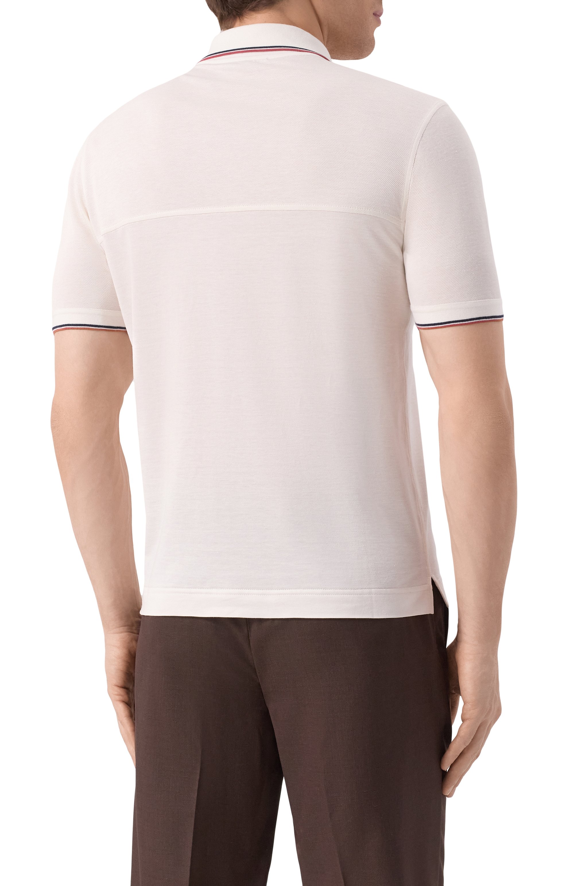 Поло из шелка и льна STEFANO RICCI, арт. K919053P31/T25102, фото 4