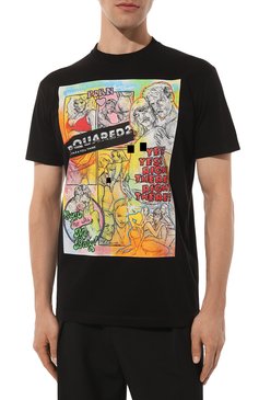 Хлопковая футболка DSQUARED2, арт. S71GD1405, фото 1