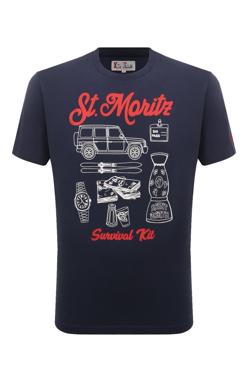 Хлопковая футболка MC2 SAINT BARTH, арт. STBM ARN0TT/ARN0001/MAYP57, фото 1