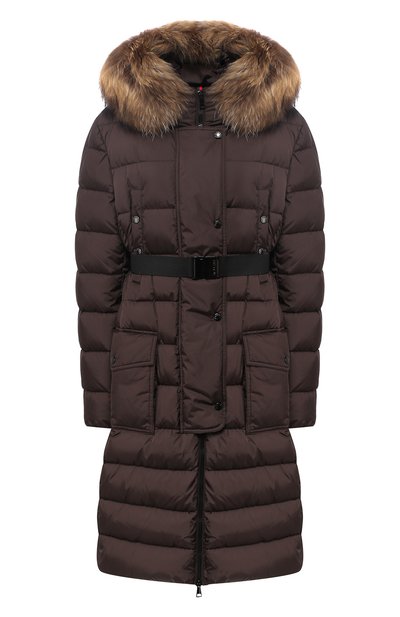 Женский пуховик с меховой отделкой капюшона MONCLER, арт. D2-093-49884-25-68065