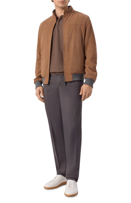 Хлопковые брюки Boglioli 80882Q/SB5751 Серый  80882Q/SB5751 Фото 2