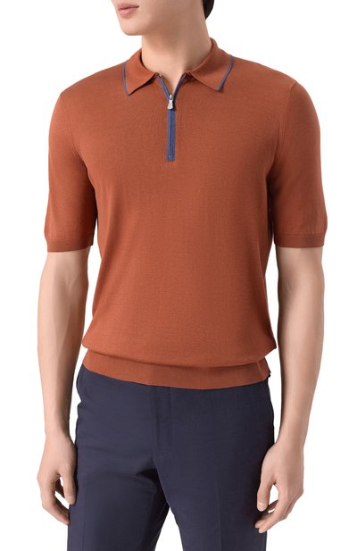 Шелковое поло GRAN SASSO, арт. 43166/23506, фото 3