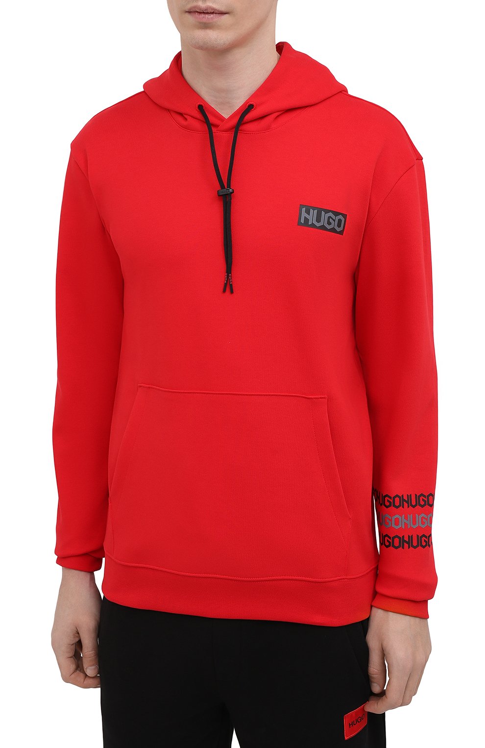Хлопковое худи HUGO, арт. 50448840, фото 3