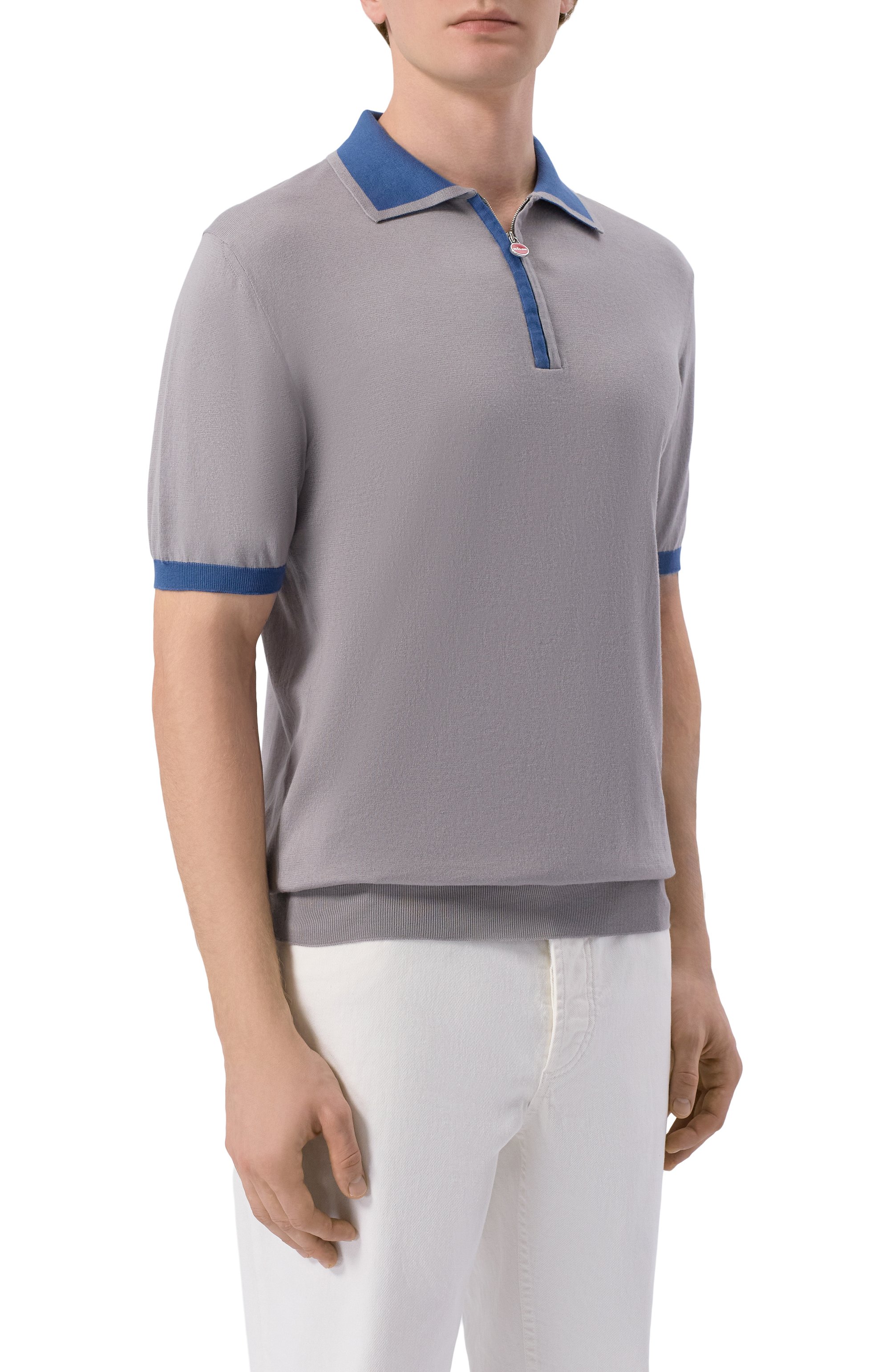 Хлопковое поло KITON, арт. UMK0571, фото 3