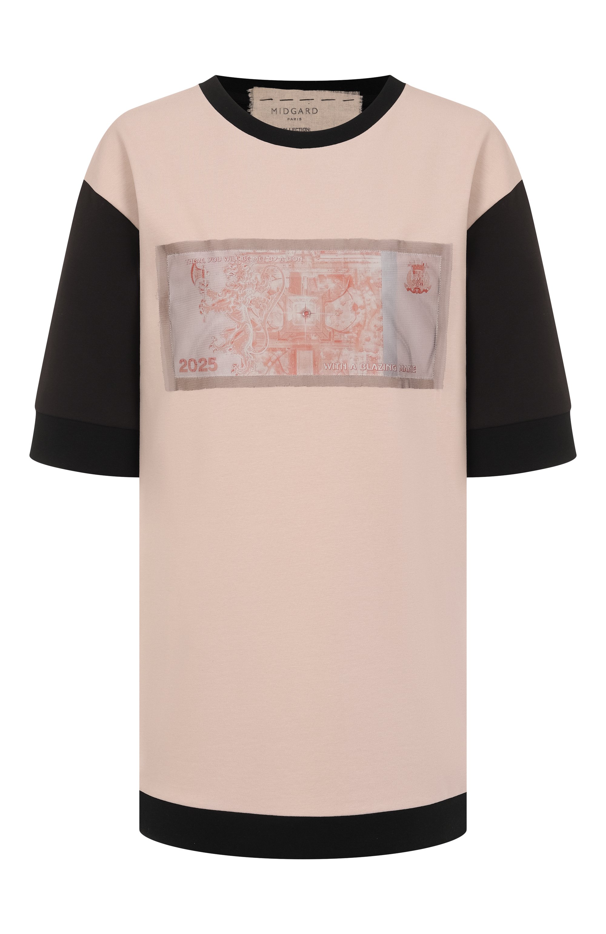 Хлопковая футболка MIDGARD PARIS, арт. TT9CN-OS-BJ, фото 1