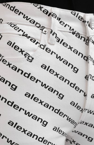Джинсы ALEXANDER WANG черно-белого цвета по цене 59050 руб., арт. 4DC1214895, фото 5 Джинсы ALEXANDER WANG, арт. 4DC1214895, фото 5
