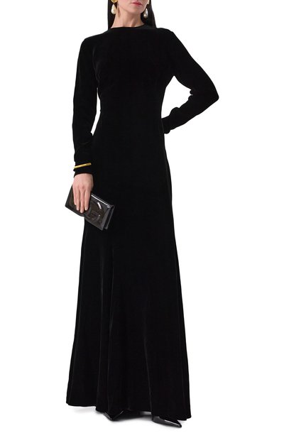 Бархатное платье DOLCE & GABBANA, арт. F6JSWT/FUVMX, фото 2