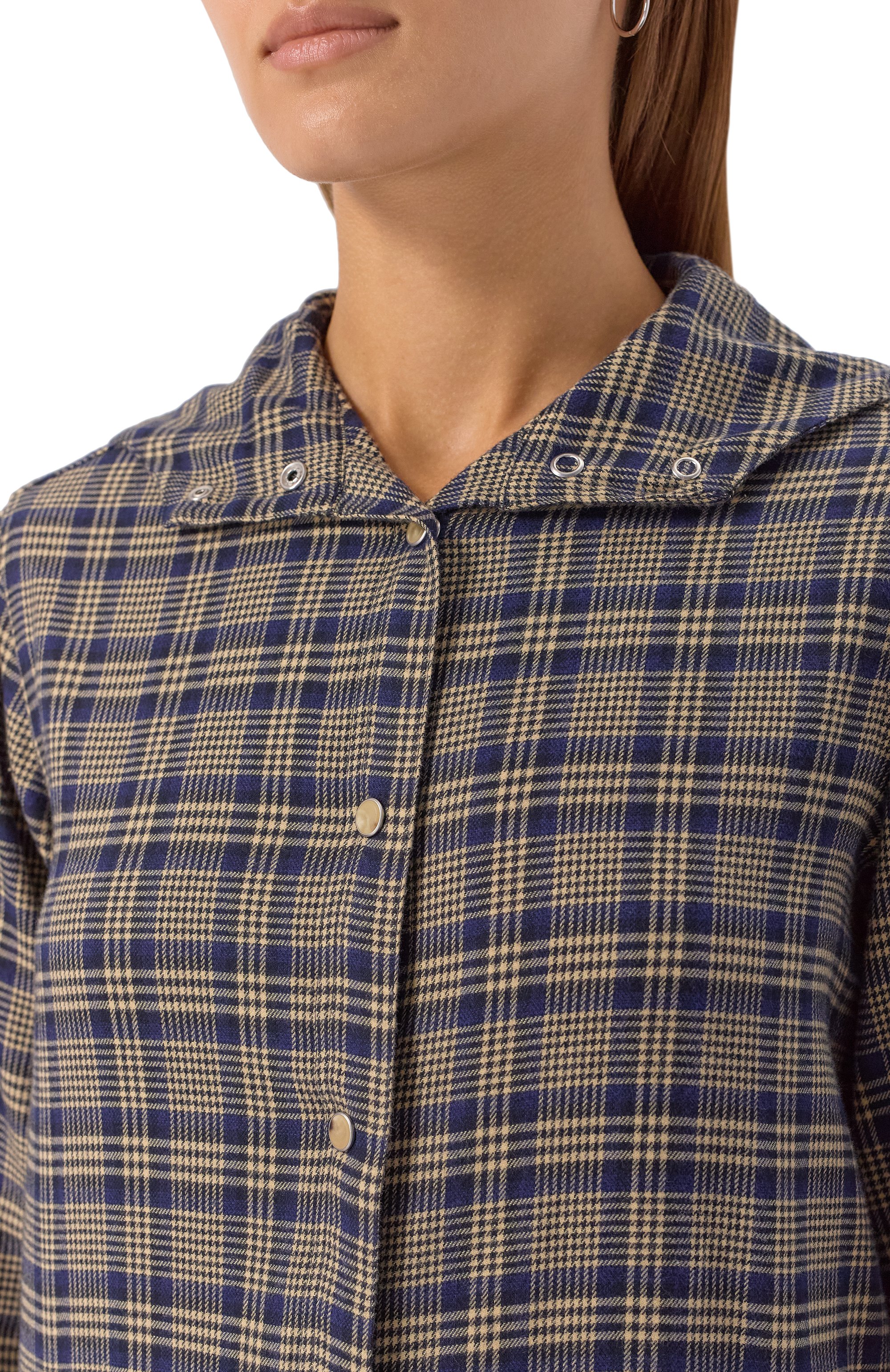 Хлопковая рубашка KITON синего цвета по цене 104500 руб., арт. D55436H0946802, фото 5 Хлопковая рубашка KITON, арт. D55436H0946802, фото 5