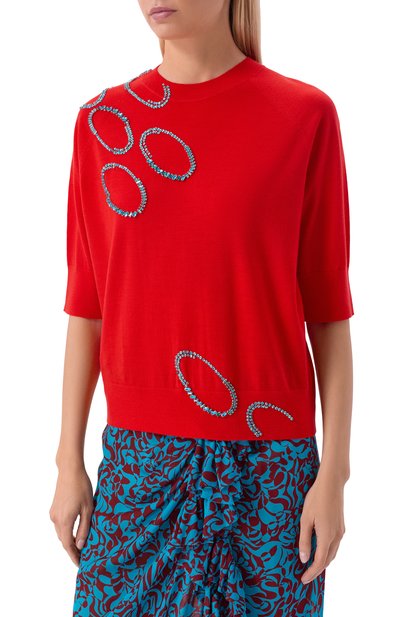 Шерстяной пуловер DRIES VAN NOTEN, арт. 011202/3700, фото 3