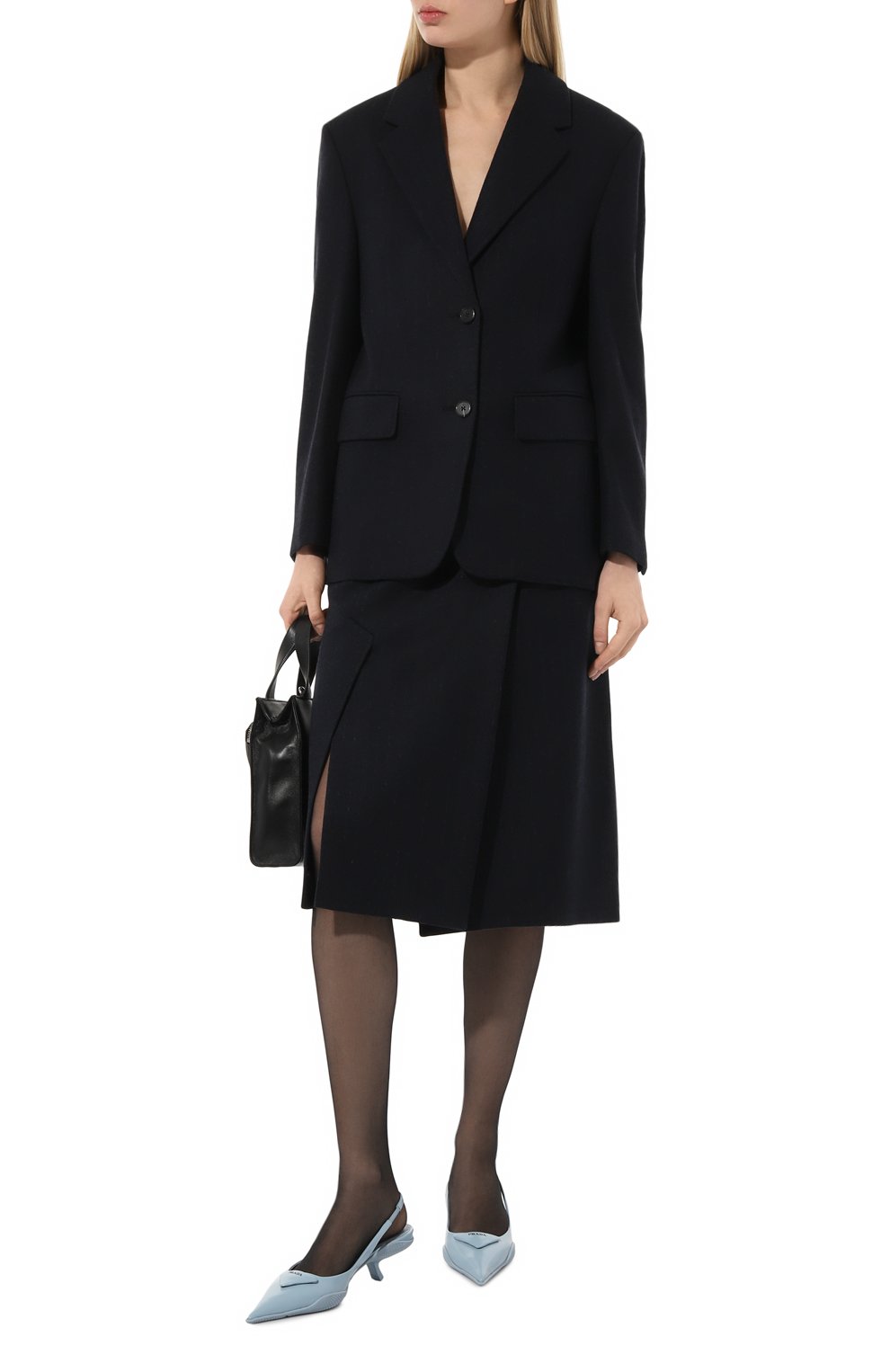 Шерстяная юбка PRADA, арт. P122T-1ZCY-F0008-212, фото 2