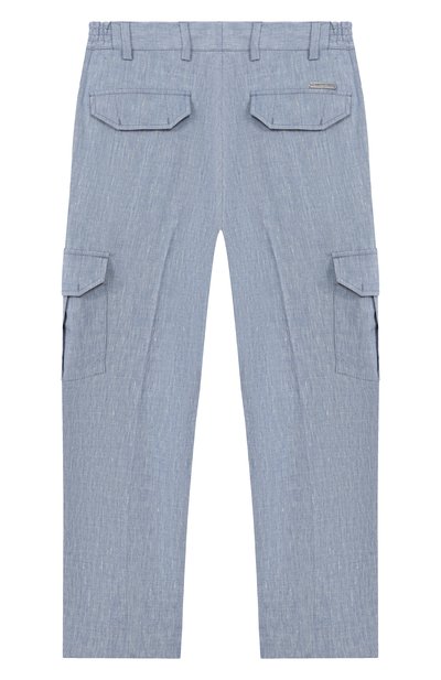 Брюки-карго изо льна и вискозы STEFANO RICCI JUNIOR, арт. Y1T6100070/LPVE1U, фото 2