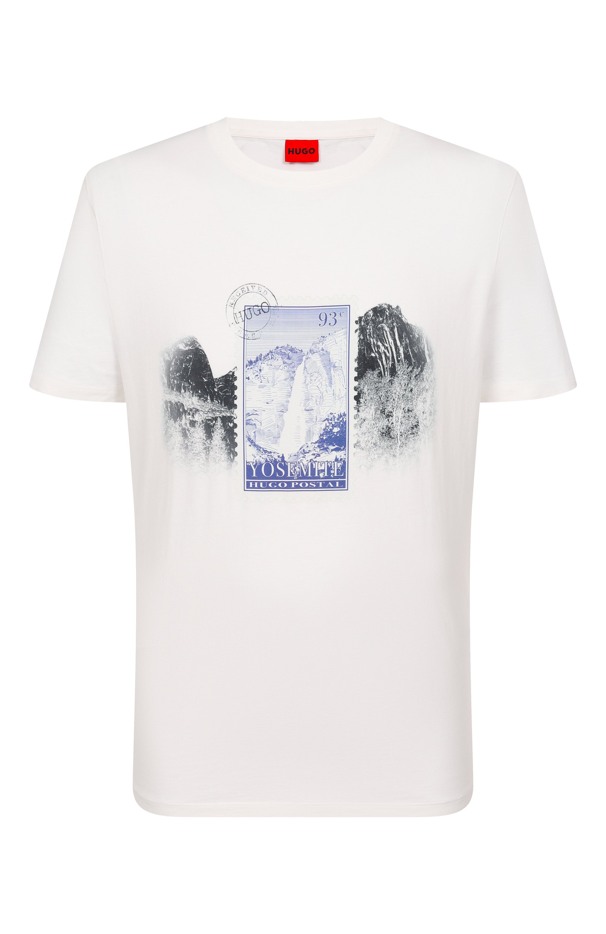 Хлопковая футболка HUGO, арт. 50553713, фото 1