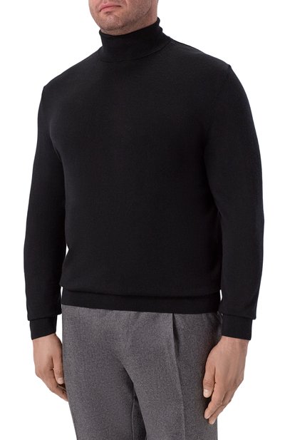 Шерстяная водолазка VAN LAACK черного цвета по цене 29950 руб., арт. VL-SAINI-F/S00176/3XL-6XL, фото 3 Шерстяная водолазка VAN LAACK, арт. VL-SAINI-F/S00176/3XL-6XL, фото 3