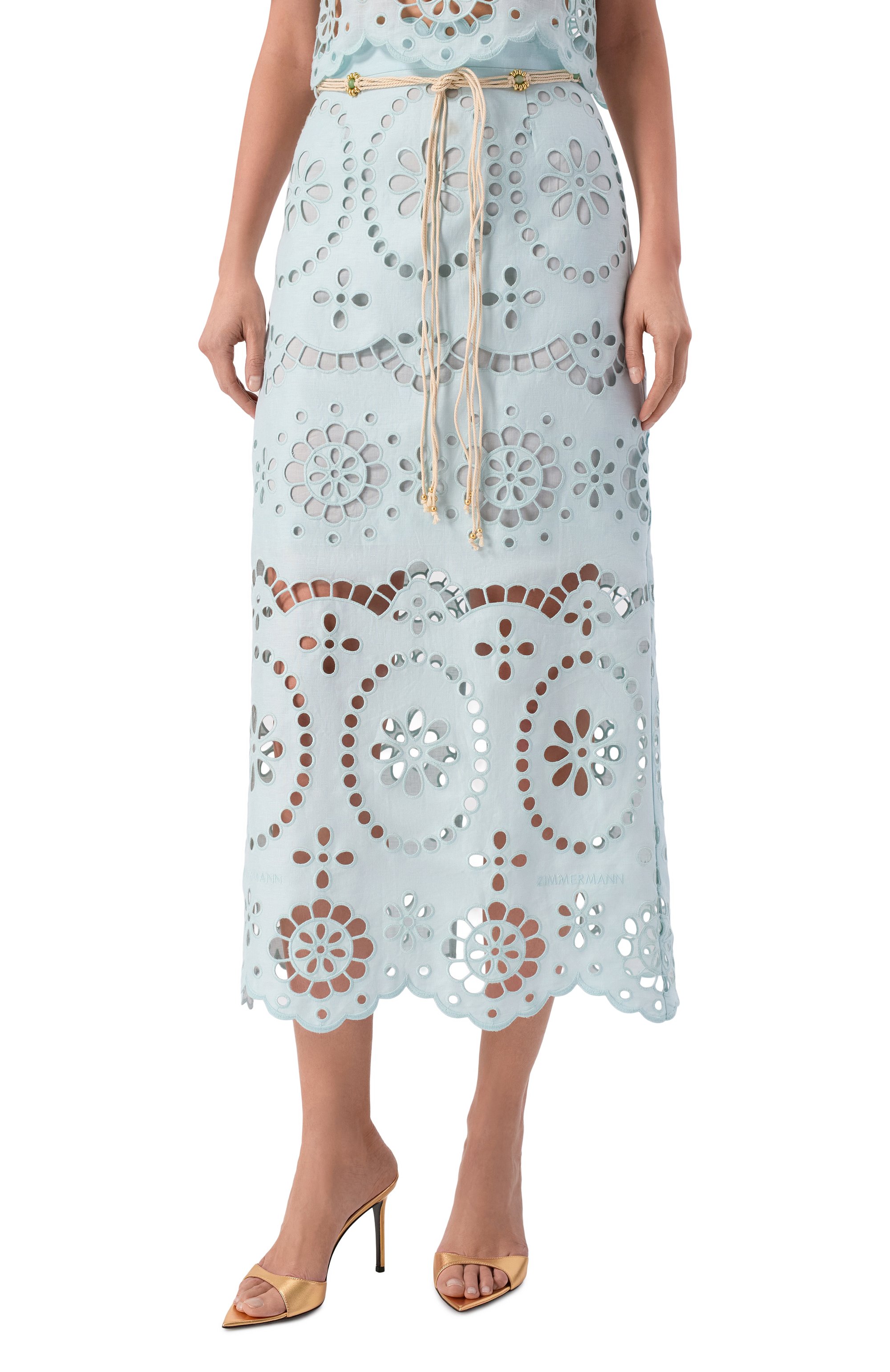 Льняная юбка ZIMMERMANN, арт. 6179SRS261, фото 3