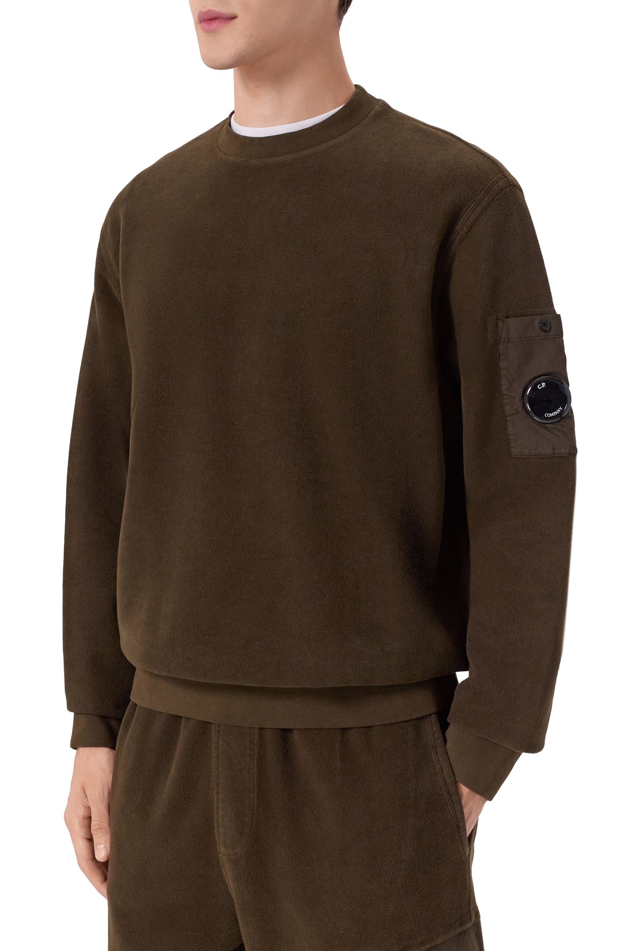 Хлопковый свитшот C.P. COMPANY, арт. 19CMSS249A006614G, фото 3