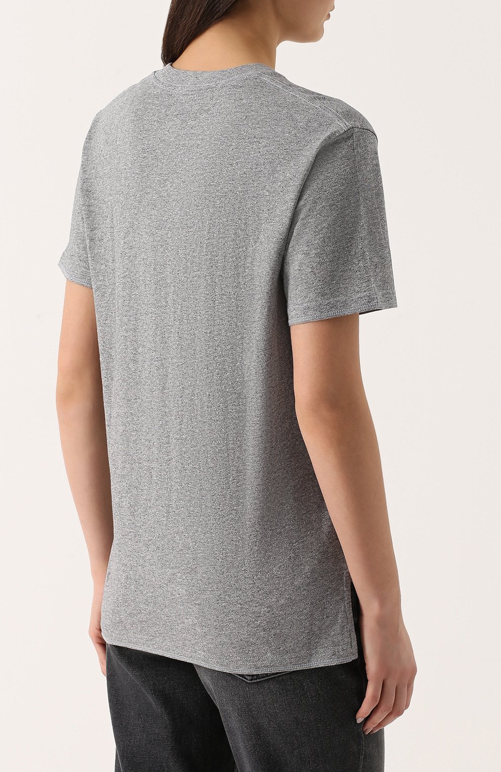 Хлопковая футболка с круглым вырезом и накладным карманом AECA WHITE, арт. P0CKET TEE LIGHT, фото 4