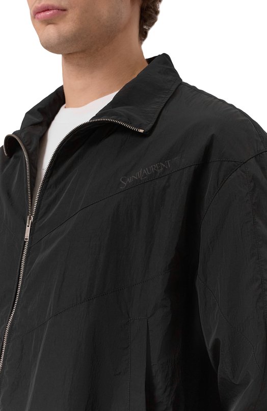 Бомбер Saint Laurent 822579/YZ9AD Чёрный  822579/YZ9AD Фото 5