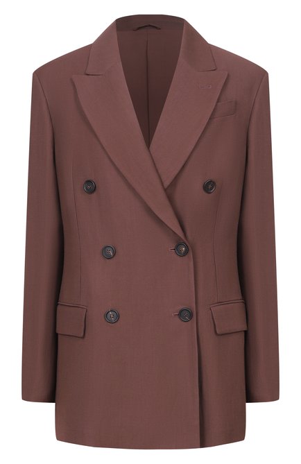 Женский жакет из вискозы и льна BRUNELLO CUCINELLI, арт. MH1267094