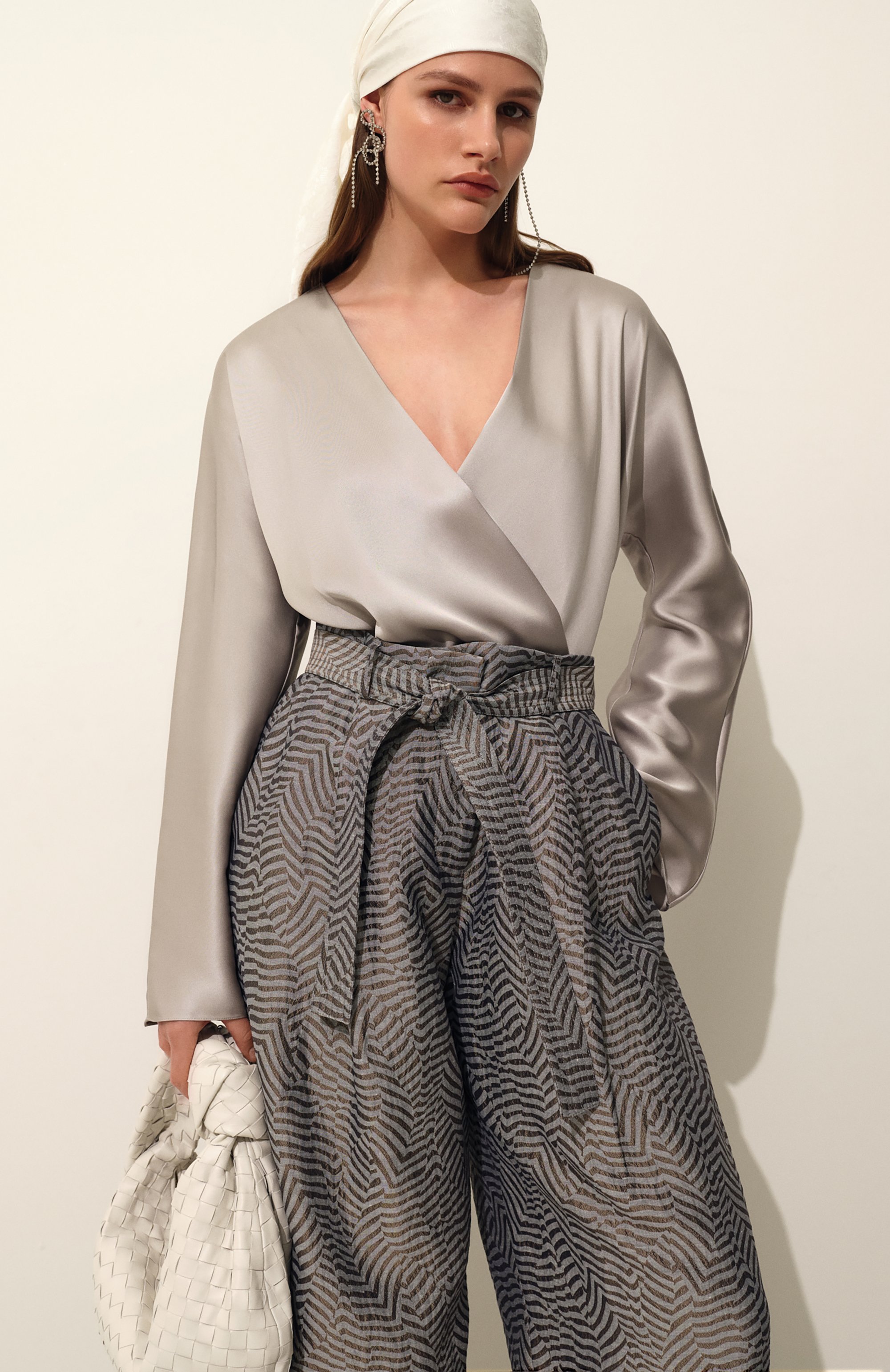 Шелковый платок ELIE SAAB, арт. SE9090J5807, фото 4