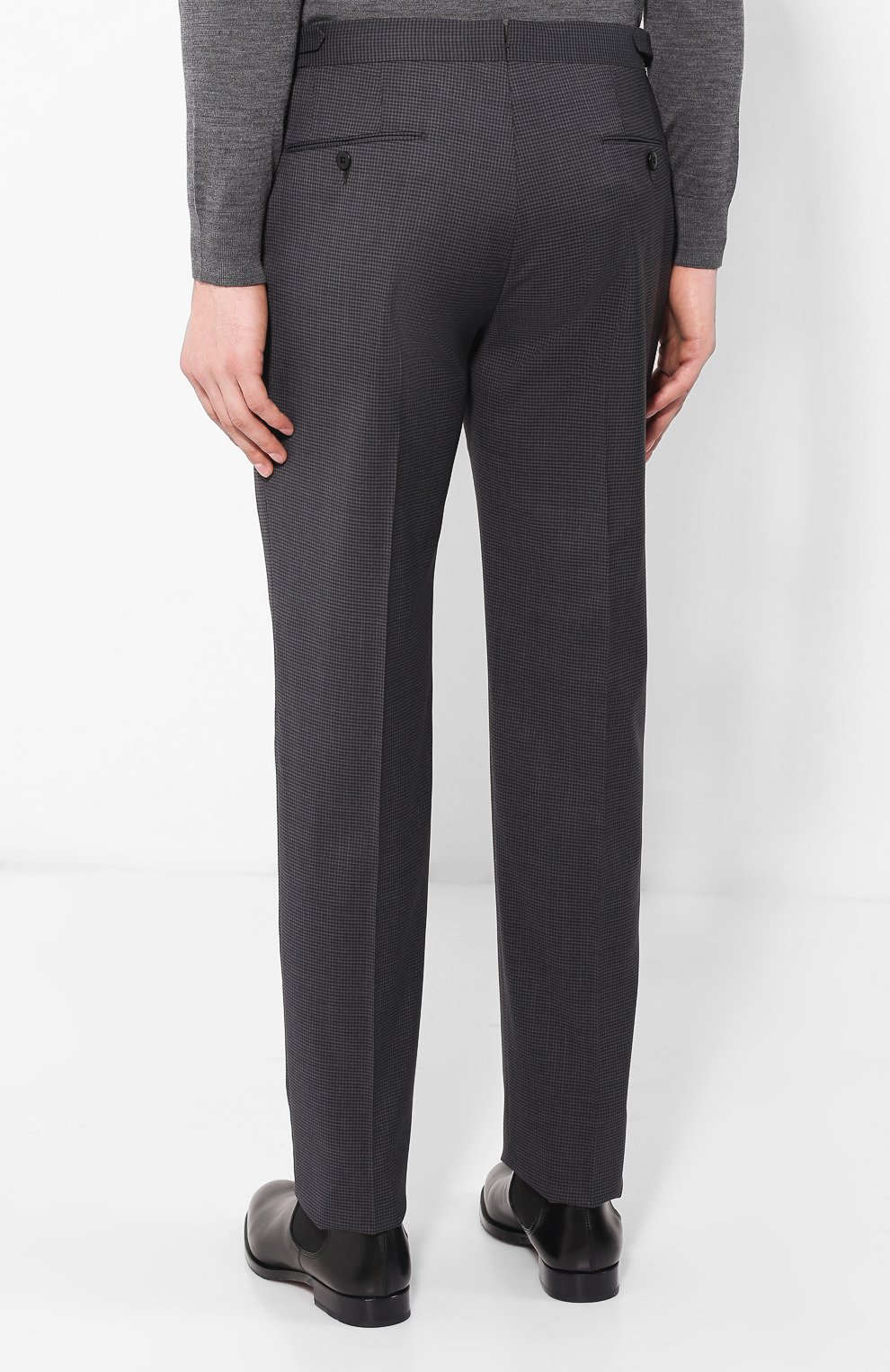 Шерстяные брюки ZEGNA, арт. 519F00/75F812, фото 4