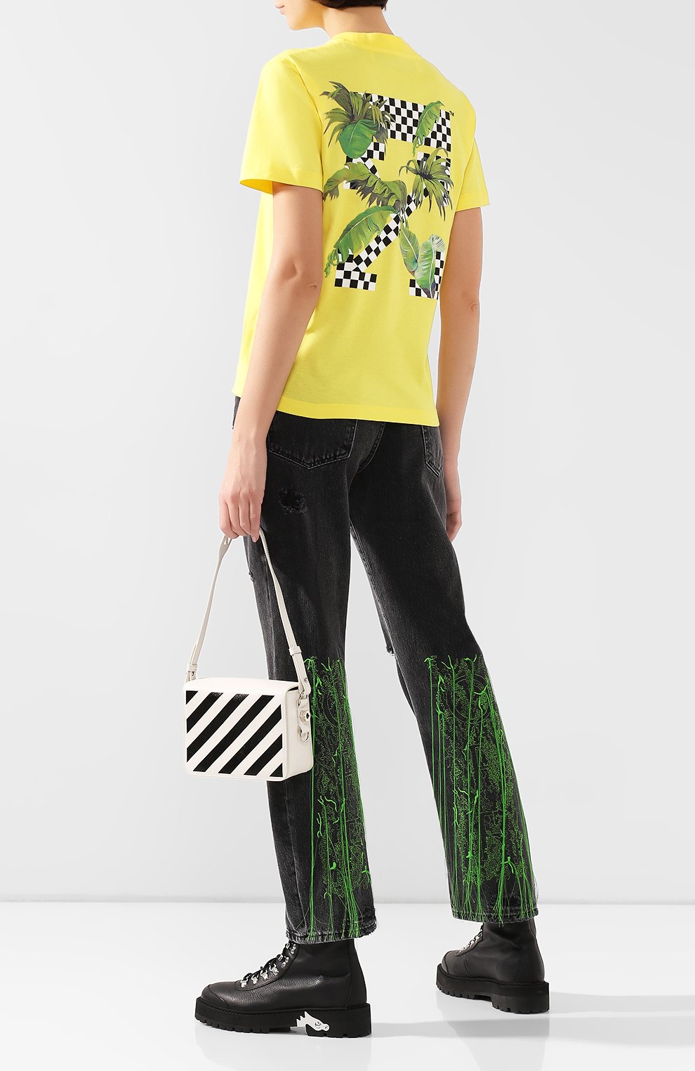 Хлопковая футболка OFF-WHITE, арт. 0WAA049F19F290536010, фото 2