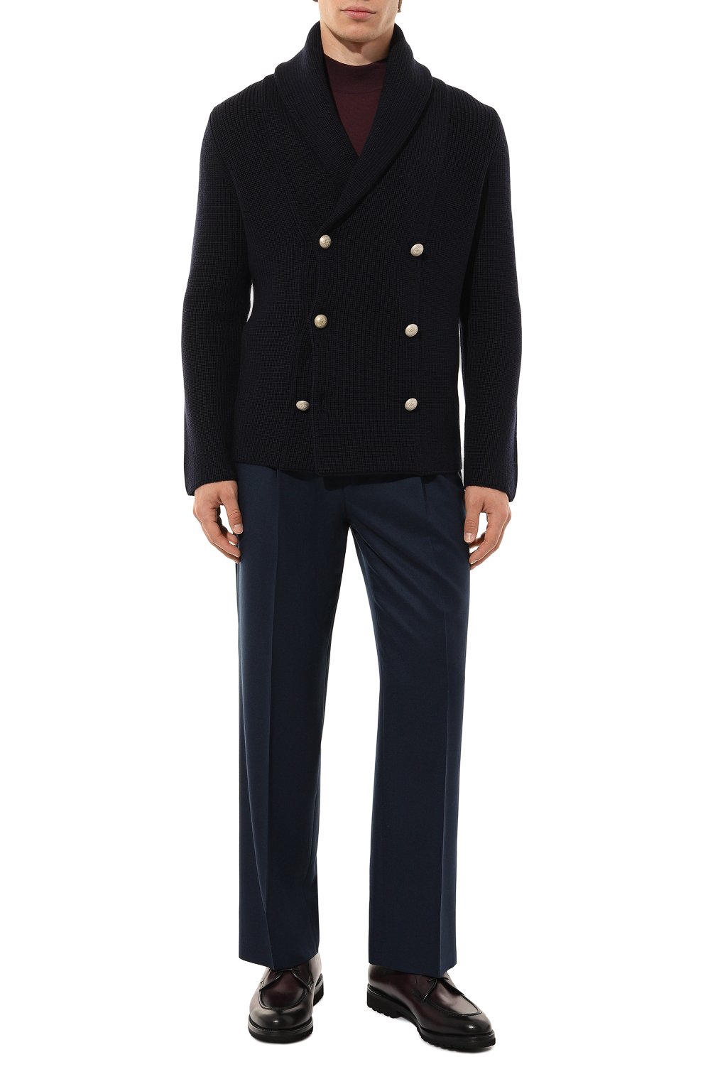 Шерстяные брюки CORNELIANI, арт. 944L26-9418111, фото 2