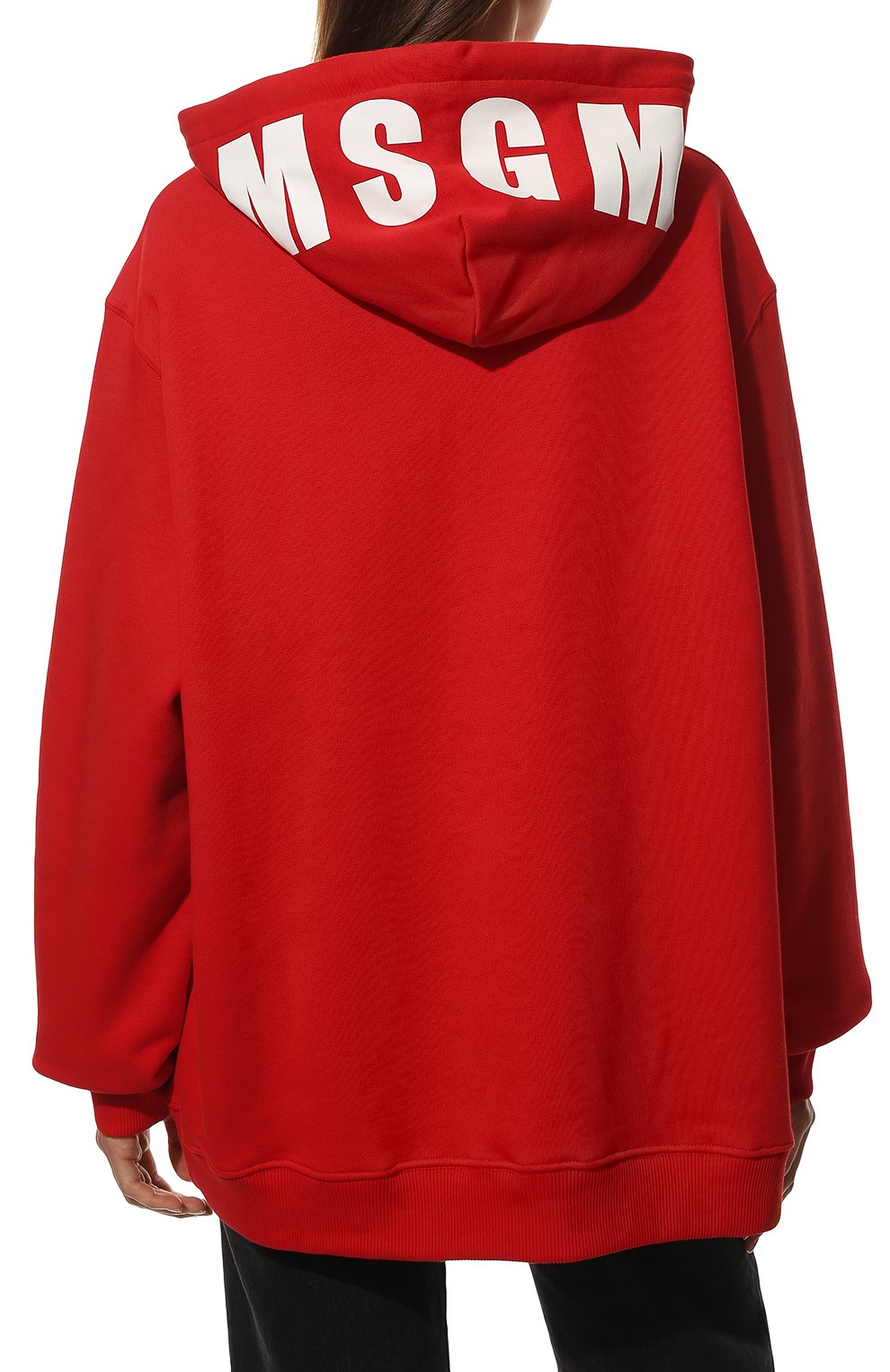 Хлопковое худи MSGM, арт. 2000MDM535 200001, фото 4