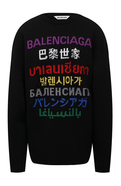 Женский шерстяной пуловер BALENCIAGA, арт. 650350/T1595