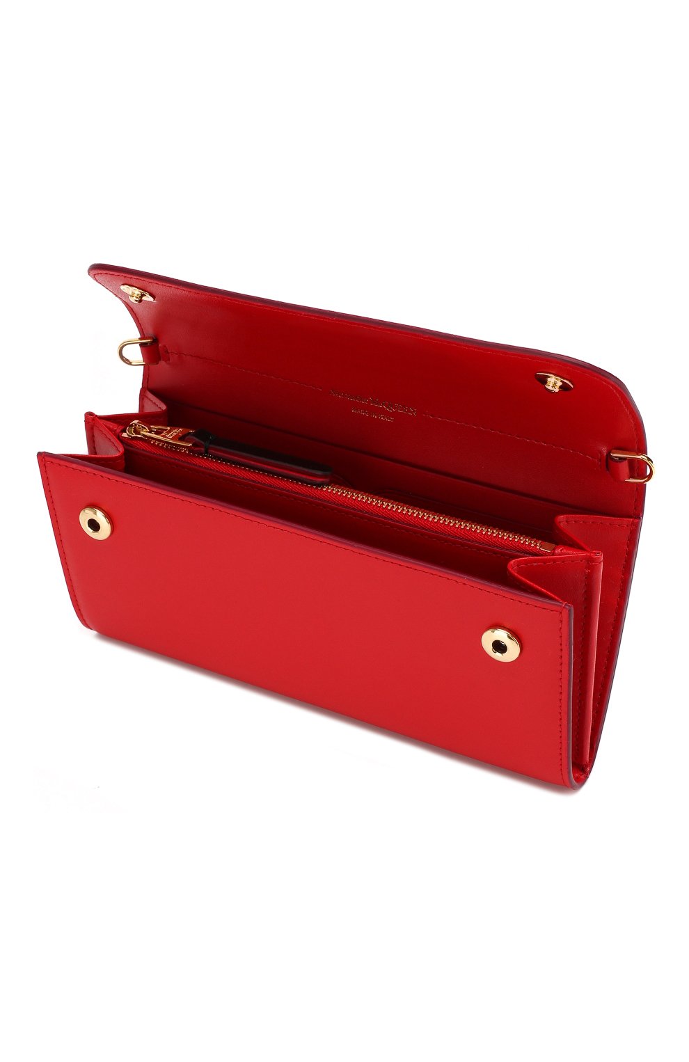 Кожаный кошелек на цепочке ALEXANDER MCQUEEN, арт. 610194/1CW0T, фото 4