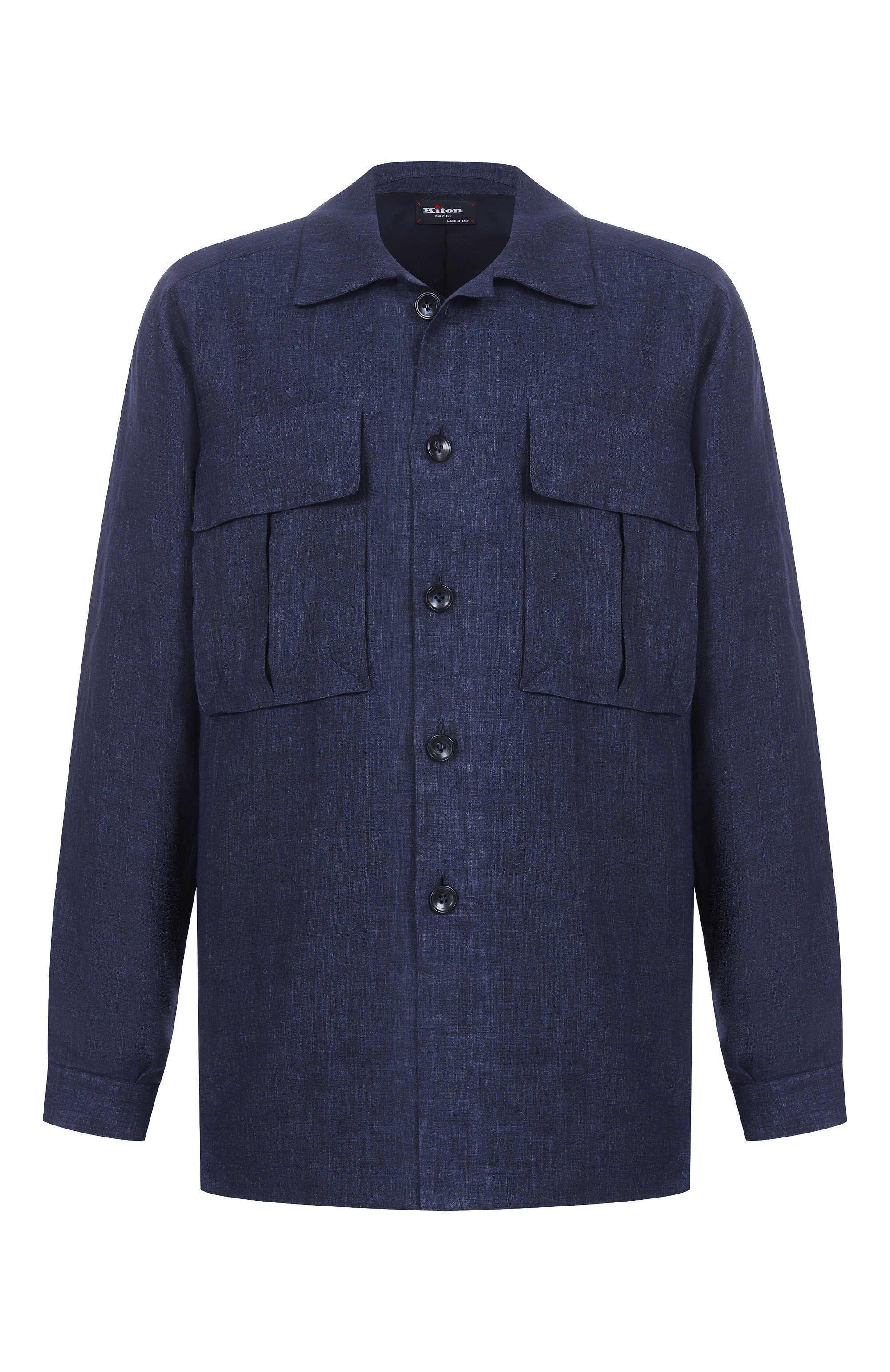 Льняная рубашка KITON, арт. UMC013H0921113, фото 1