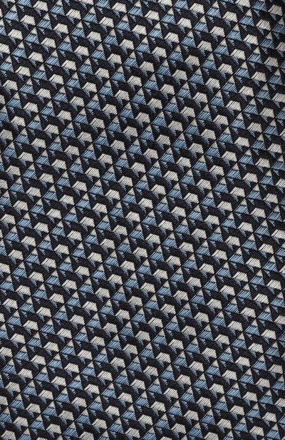 Шелковый галстук ZEGNA голубого цвета по цене 26350 руб., арт. 1P8/Z8D84TA8, фото 4 Шелковый галстук ZEGNA, арт. 1P8/Z8D84TA8, фото 4