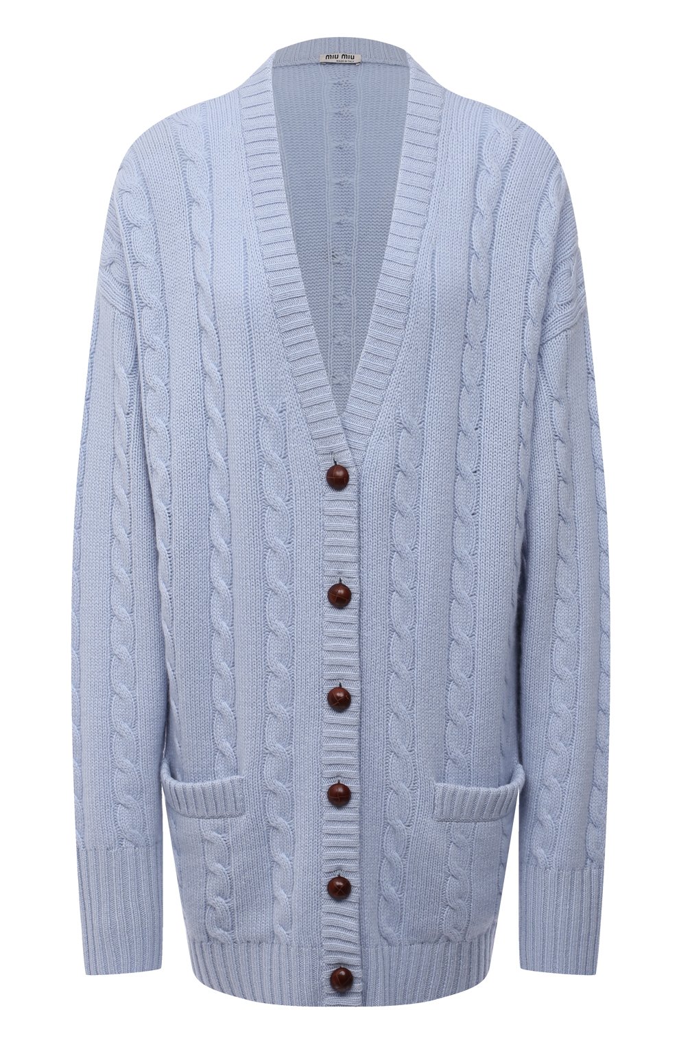 Кашемировый кардиган MIU MIU, арт. MMF496-1ZAL-F0M10, фото 1