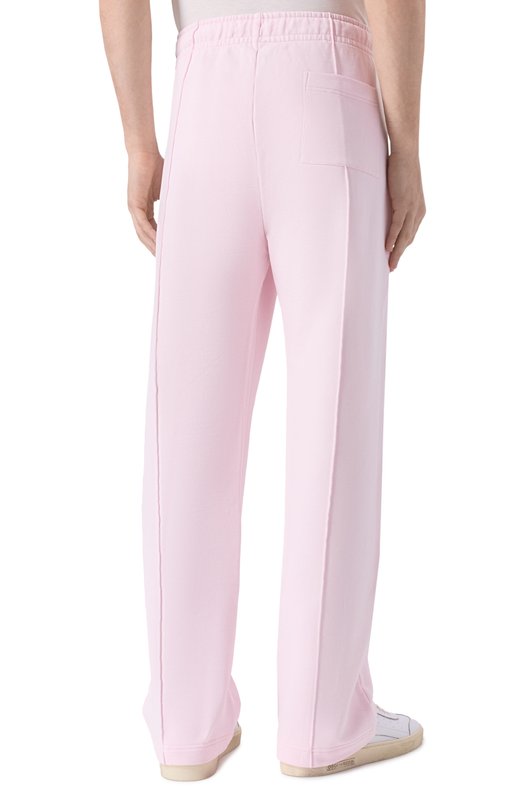 Хлопковые брюки Casablanca M-AW25-JTR-051-03 Розовый  M-AW25-JTR-051-03 Фото 4