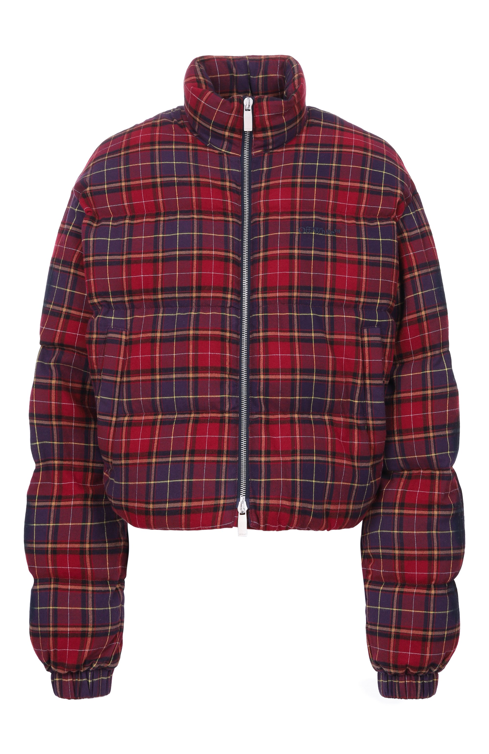 Хлопковый пуховик OFF-WHITE, арт. 0WEJ007F25FAB001, фото 1