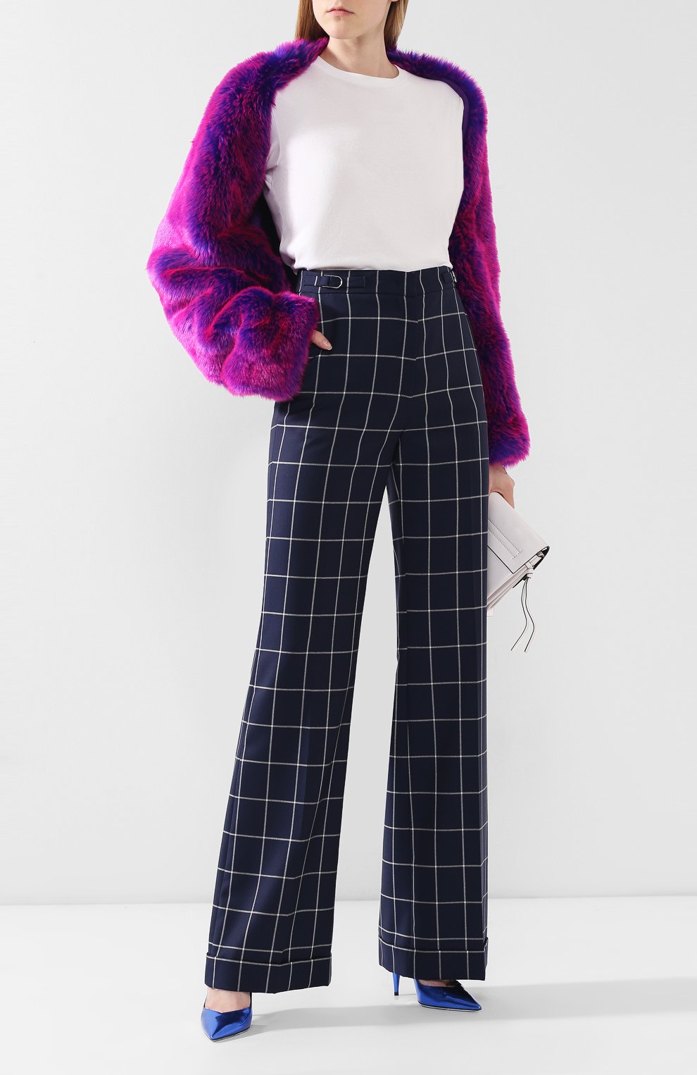 Накидка из экомеха DRIES VAN NOTEN, арт. 192-10611-8130, фото 2