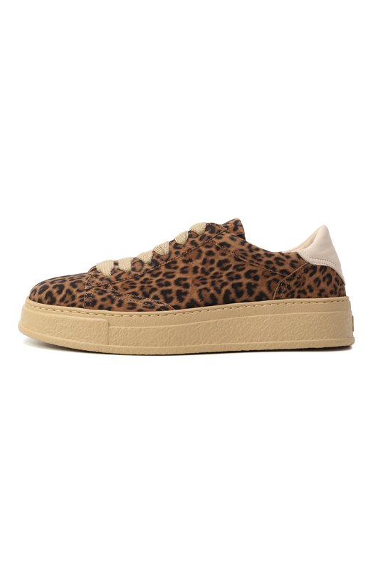 Замшевые кеды Giuly Lace Up AGL D946001PG/KA236 Леопардовый  D946001PG/KA236 Фото 4