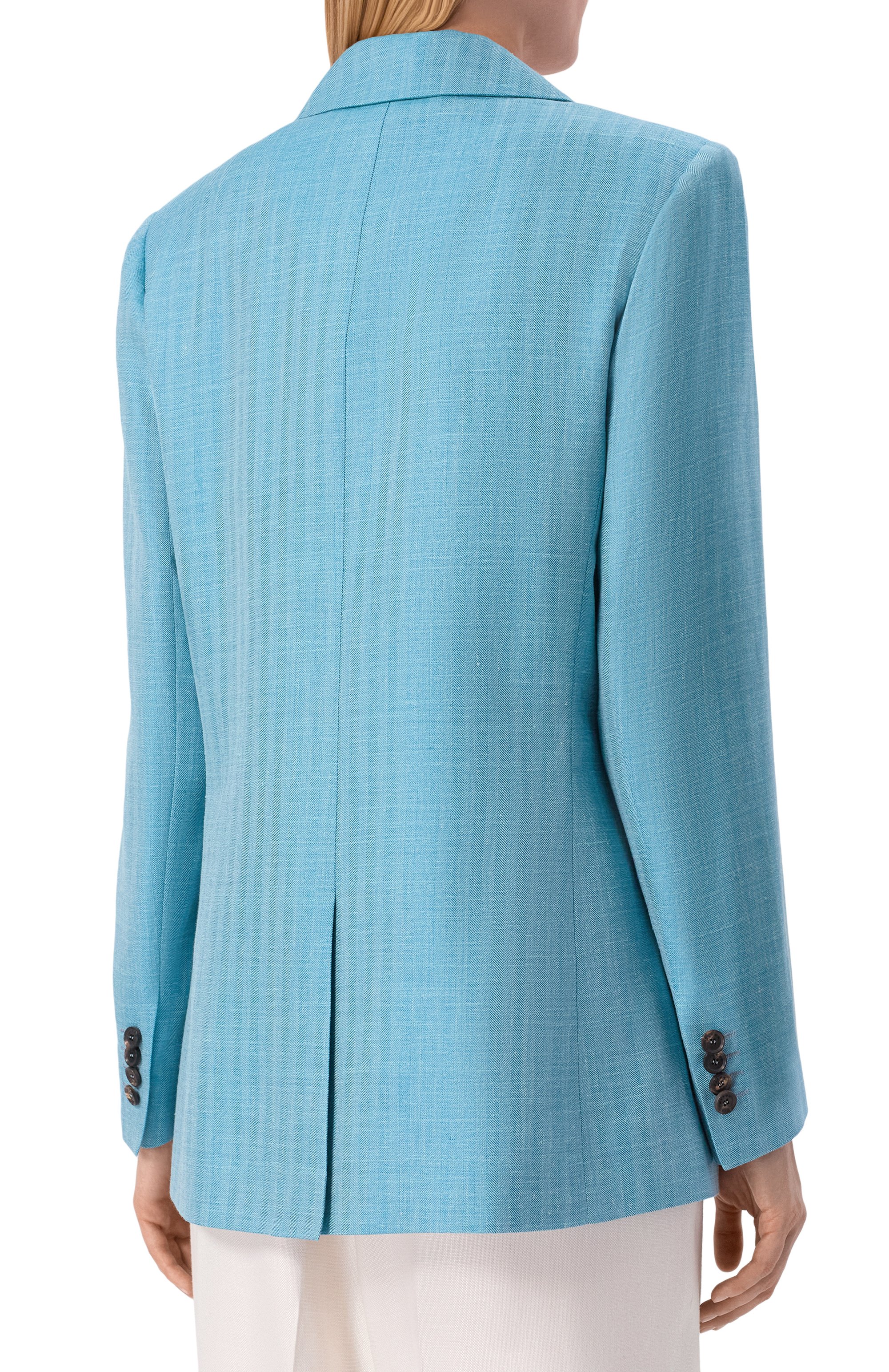 Жакет из шерсти и шелка KITON, арт. D61528K0941E, фото 4