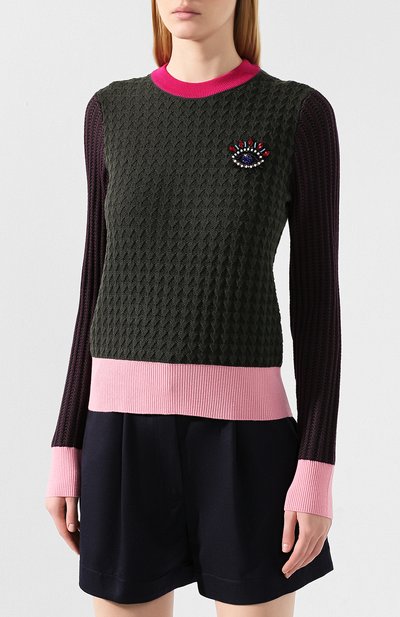 Пуловер из смеси шерсти и вискозы KENZO, арт. F962T0613860, фото 3